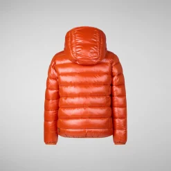 Boys' animal free Puffer jacket Gavin in maple orange