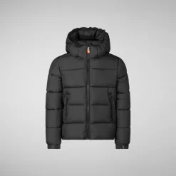 Boys' animal free Puffer jacket Foster in black