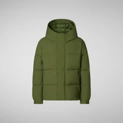 Boys' animal free puffer norwood in moss green