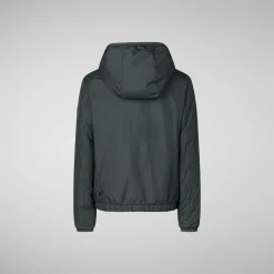 Boys' jacket Gareth in green black