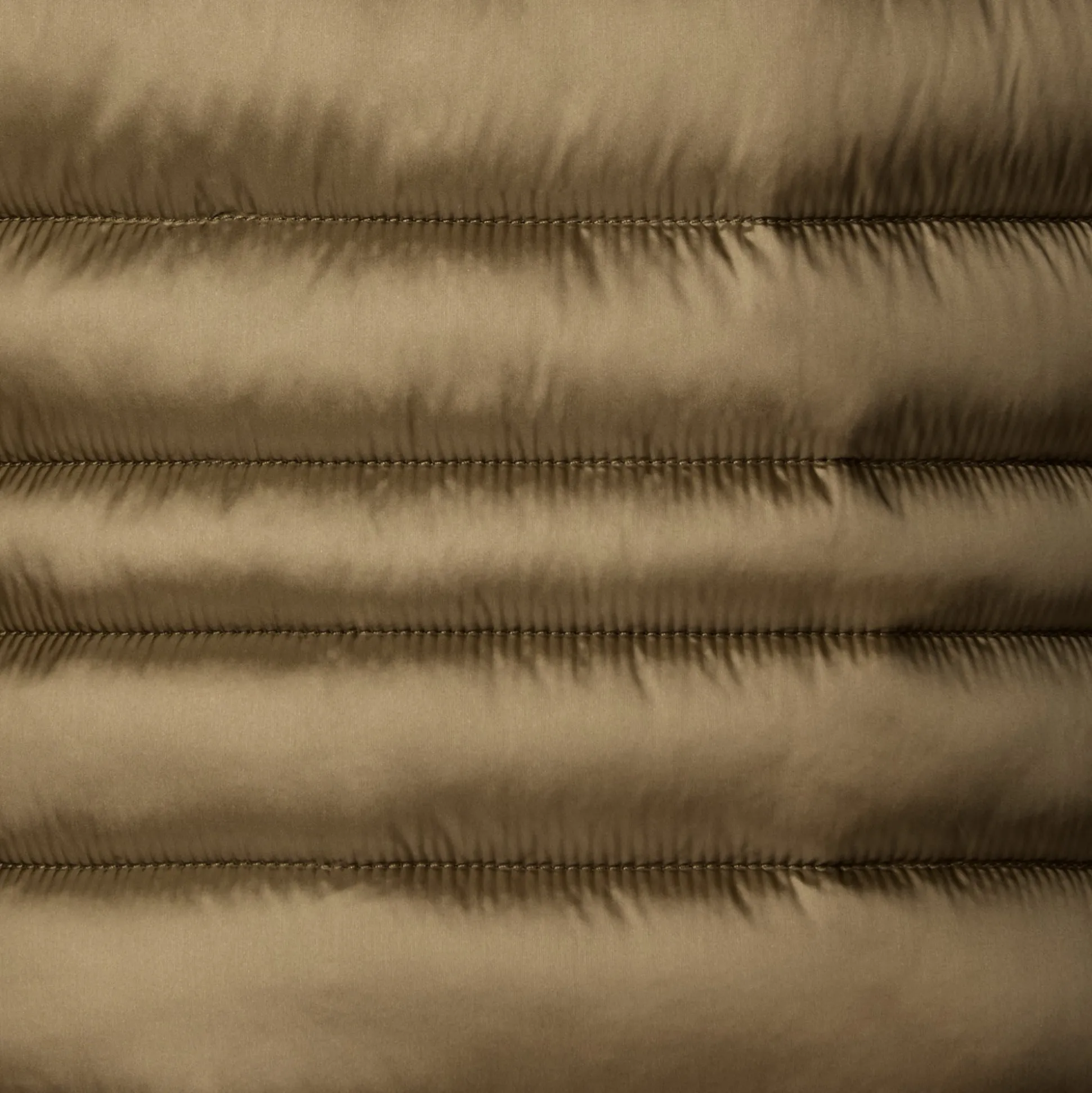 Girls' animal free Puffer jacket Maggy in husk green