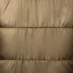 Girls' animal free Puffer jacket Flora in teddy brown