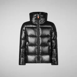 Girls' animal free puffer jacket Jaci in black