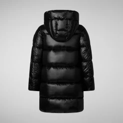 Girls' animal free Puffer jacket Millie in black