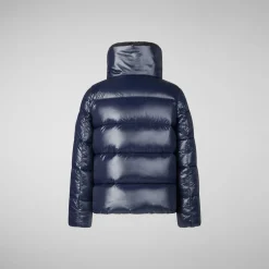 Girls' animal free Puffer jacket kezi in blue black