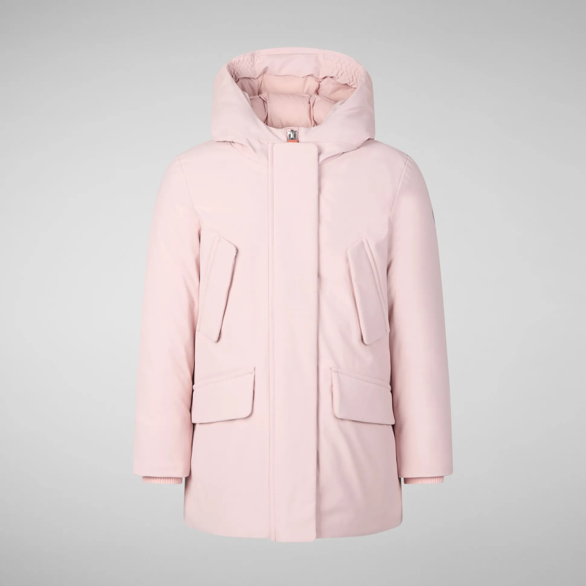 Girls' hooded parka Ally in BLUSH PINK
