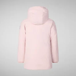 Girls' hooded parka Ally in BLUSH PINK
