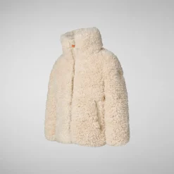 Girls' jacket Thisbe in shore beige