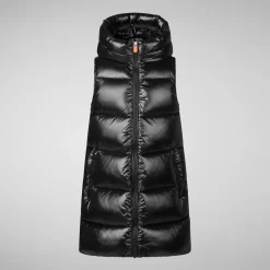 Girls' vest uma in black