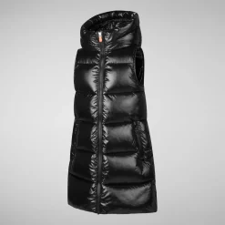 Girls' vest uma in black