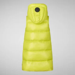 Girls' vest uma in lichen green