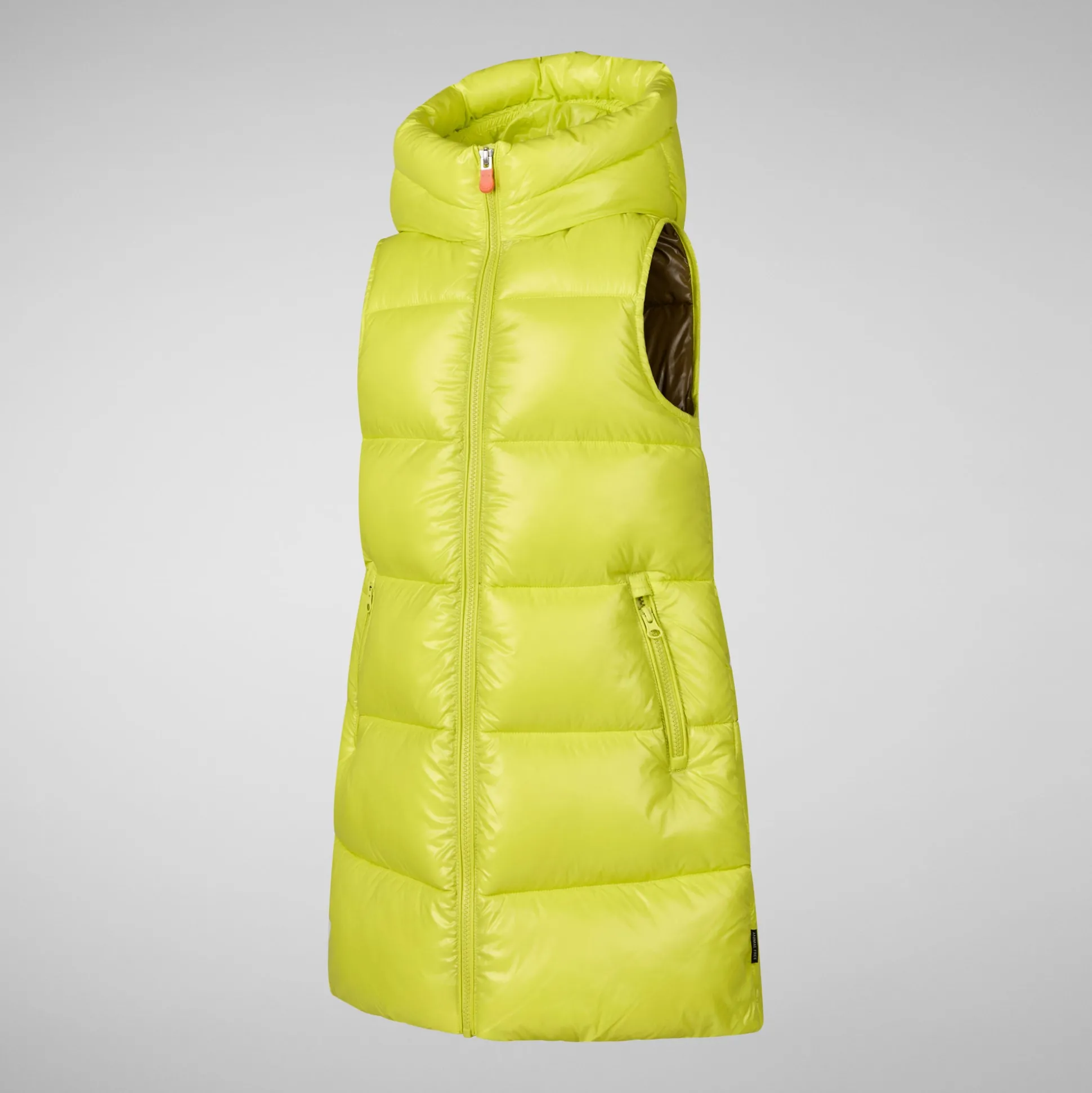 Girls' vest uma in lichen green