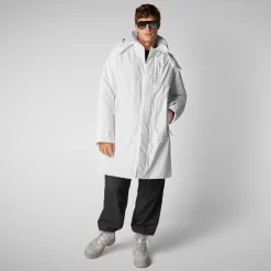 Man's Coat Deacon in white