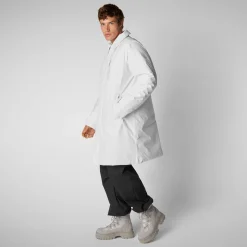 Man's Coat Deacon in white