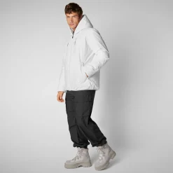 Man's jacket Benedict in white