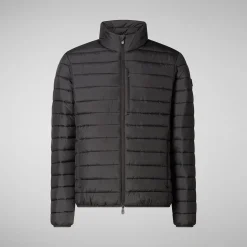 Men's  Animal free Puffer Jacket Erion in Brown Black