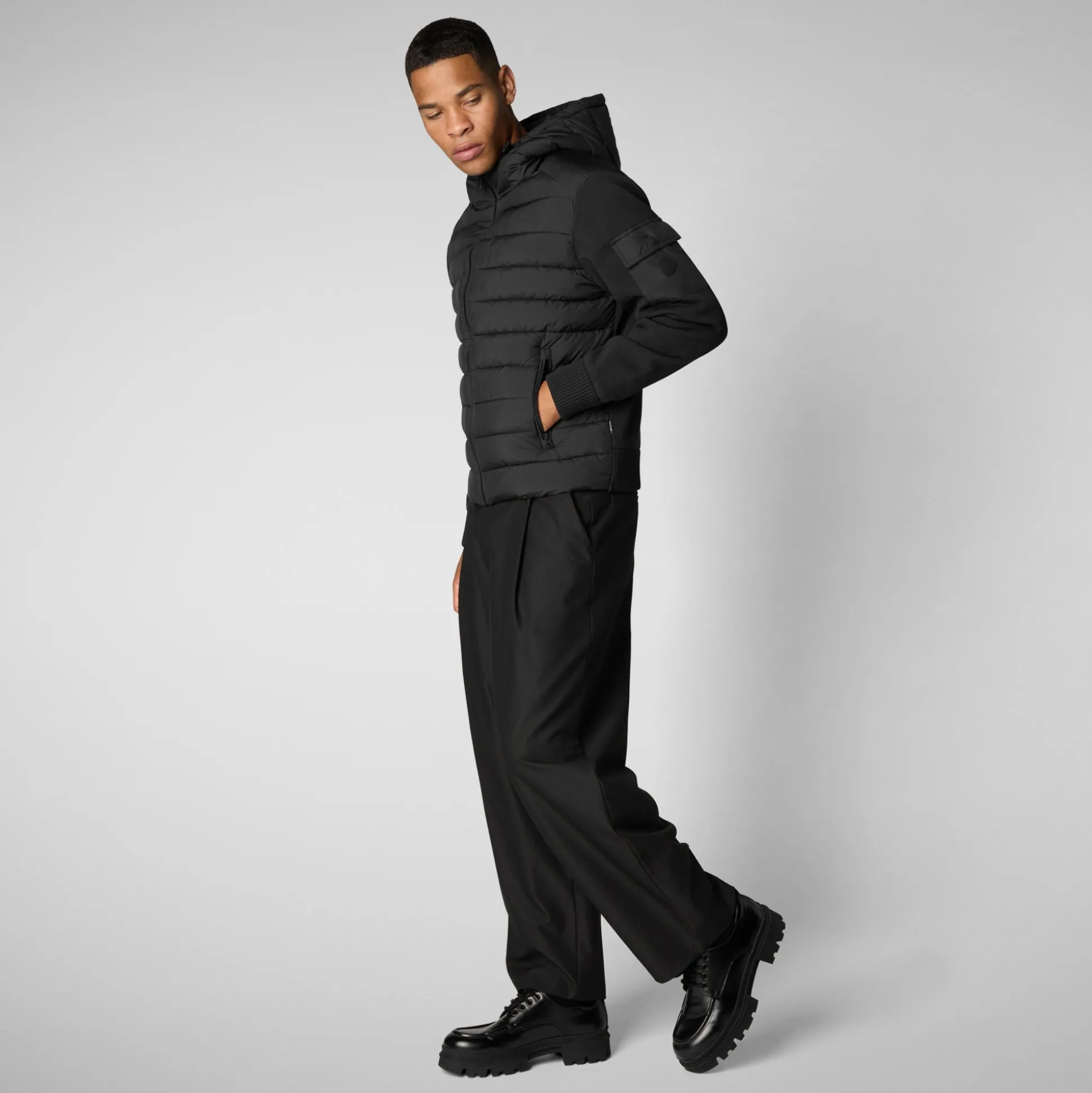 Men's animal free Puffer jacket Torin in black