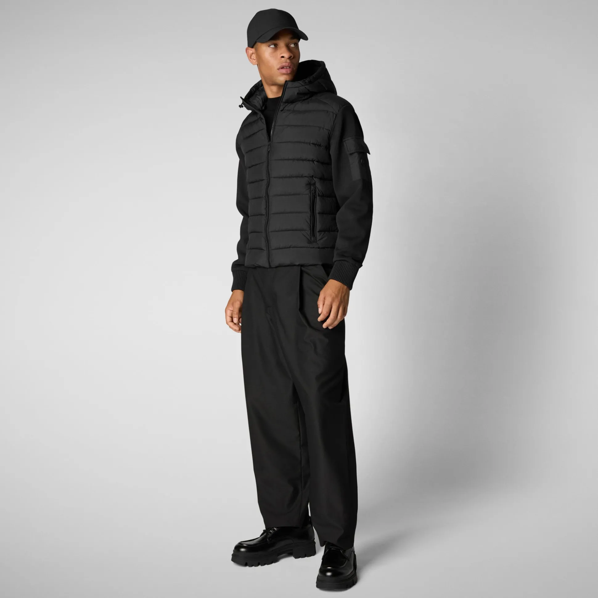 Men's animal free Puffer jacket Torin in black
