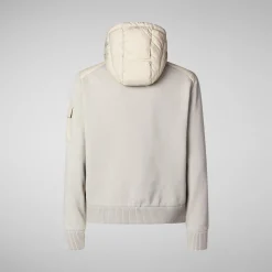 Men's  animal free Puffer jacket Torin in rainy beige