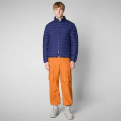 Men's Animal free Puffer Jacket Erion in Eclipse Blue