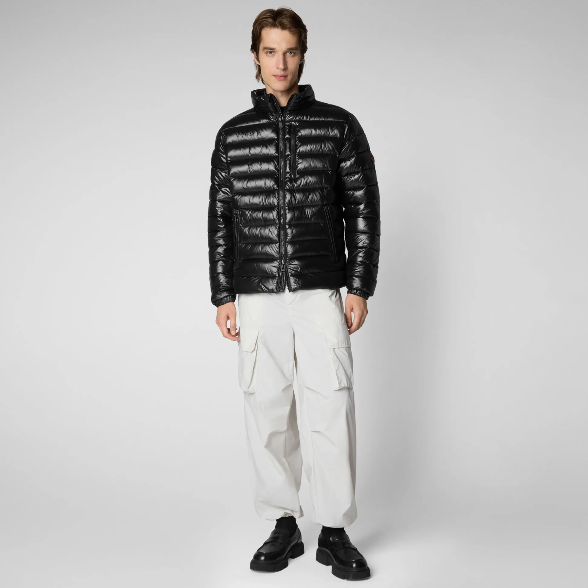 Men's animal free Puffer jacket Holden in black