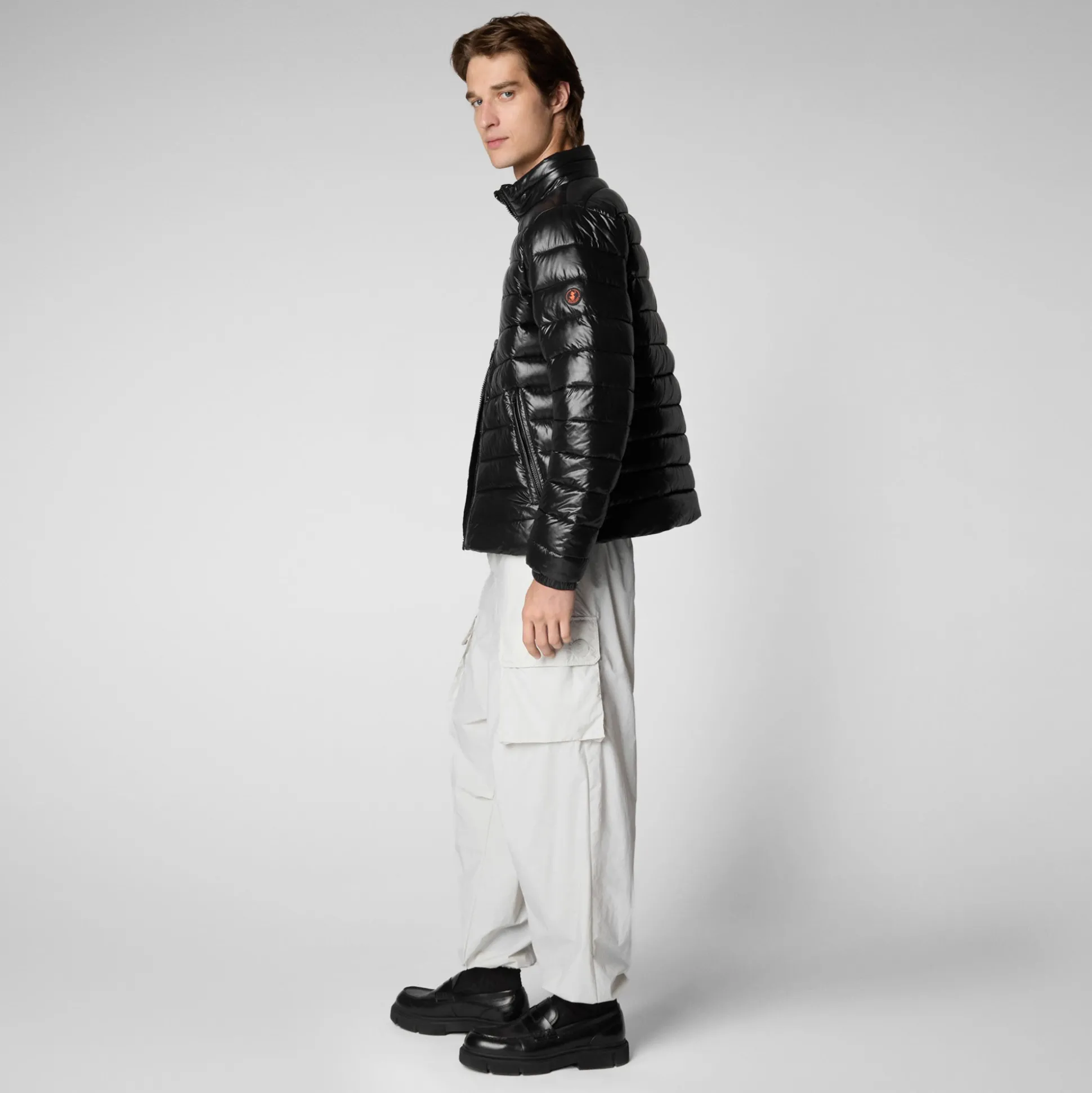 Men's animal free Puffer jacket Holden in black