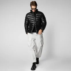 Men's animal free Puffer jacket Holden in black