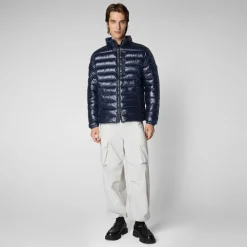 Men's  animal free Puffer jacket Holden in blue black