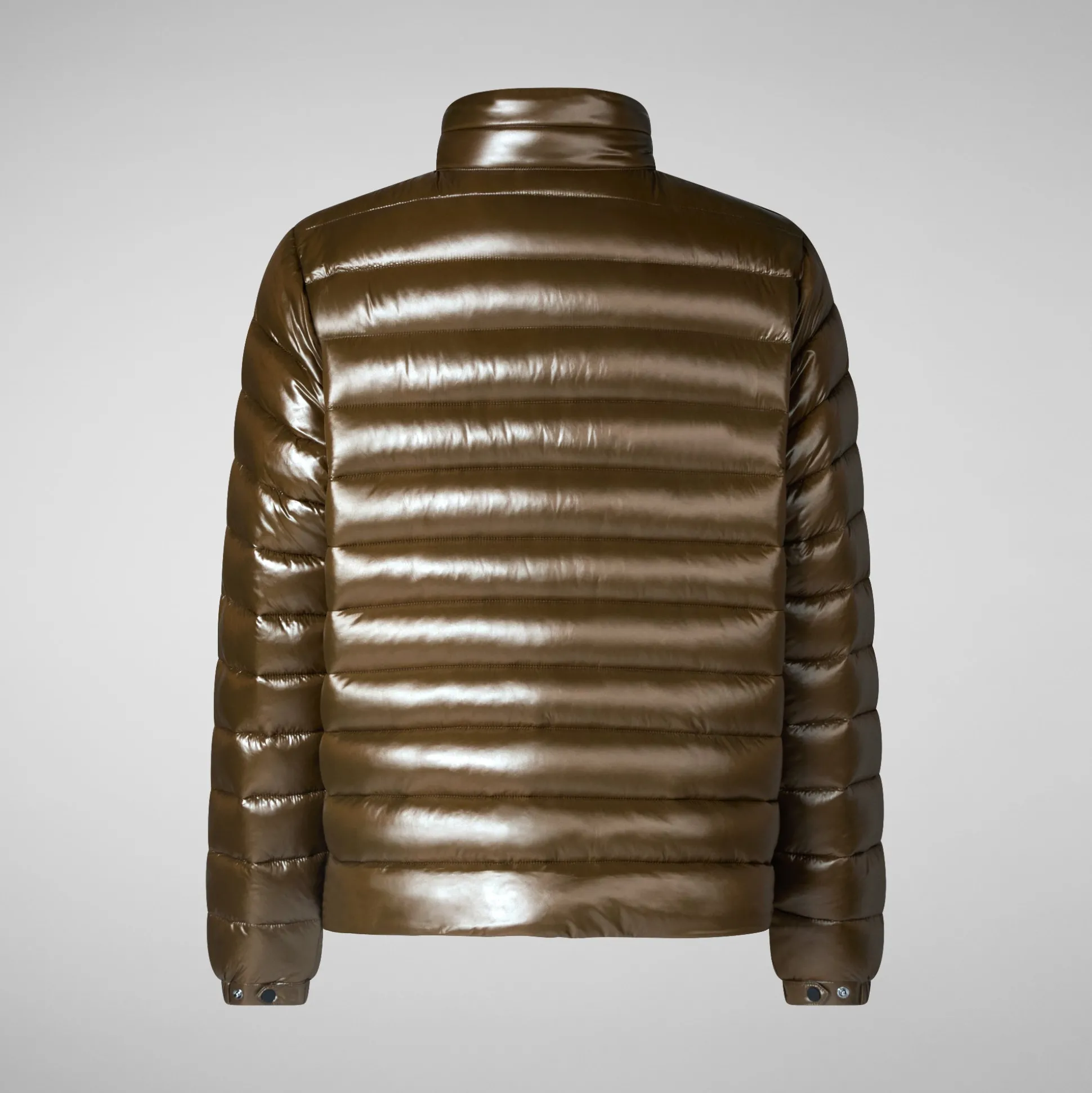 Men's animal free Puffer jacket Holden in bark green