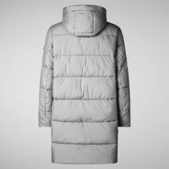 Men's  animal free puffer jacket Damon in wolf grey