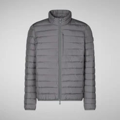 Men's  Animal free Puffer Jacket Erion in Mid Grey