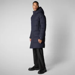 Men's ANIMAL Free puffer jacket Cosmo in blue black