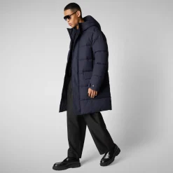 Men's ANIMAL Free puffer jacket Cosmo in blue black