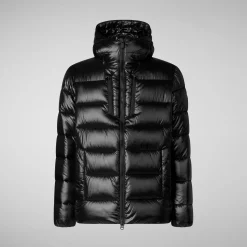 Men's  animal free Puffer jacket maxime in black