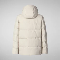 Men's animal free Puffer jacket Finnian in shore beige