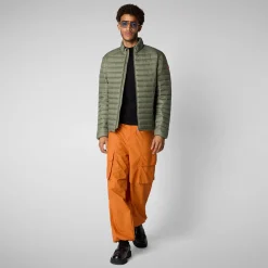 Men's  Animal free Puffer Jacket Alexander in Swamp Green