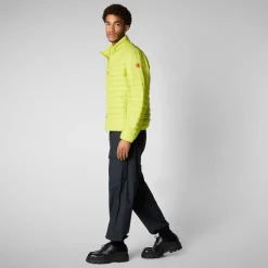 Men's  Animal free Puffer Jacket Alexander in Lichen Green