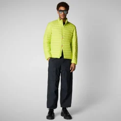 Men's  Animal free Puffer Jacket Alexander in Lichen Green