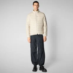 Men's Animal free Puffer Jacket Erion in Rainy Beige