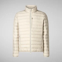 Men's Animal free Puffer Jacket Erion in Rainy Beige