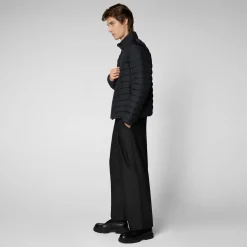 Men's Animal free Puffer Jacket Erion in Blue Black