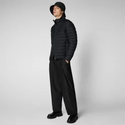 Men's Animal free Puffer Jacket Erion in Blue Black