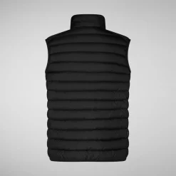 Men's  Animal free Puffer Vest Rhus in Black