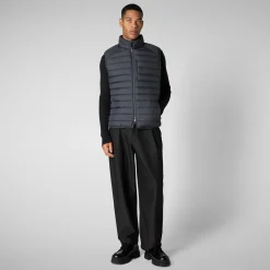 Men's  Animal free Puffer Vest Rhus in  Black