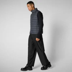 Men's  Animal free Puffer Vest Rhus in  Black