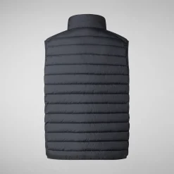 Men's  Animal free Puffer Vest Rhus in  Black