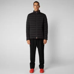 Men's Ari Stretch Animal free Puffer Jacket in Black