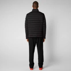Men's Ari Stretch Animal free Puffer Jacket in Black