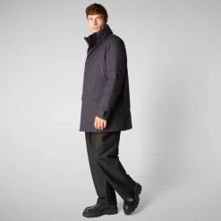 Men's  coat Ambrose in BLUE BLACK