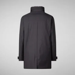 Men's coat Ambrose in grey melange
